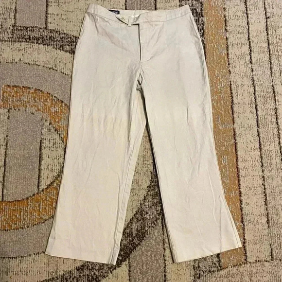 Land’s End Khaki Chino Crop Pants - Picture 2 of 7